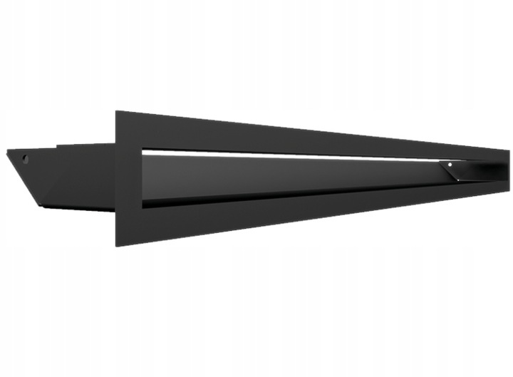 KRATKA WENTYLACYJNA DO KOMINKA LUFT CZARNA 6x80 cm