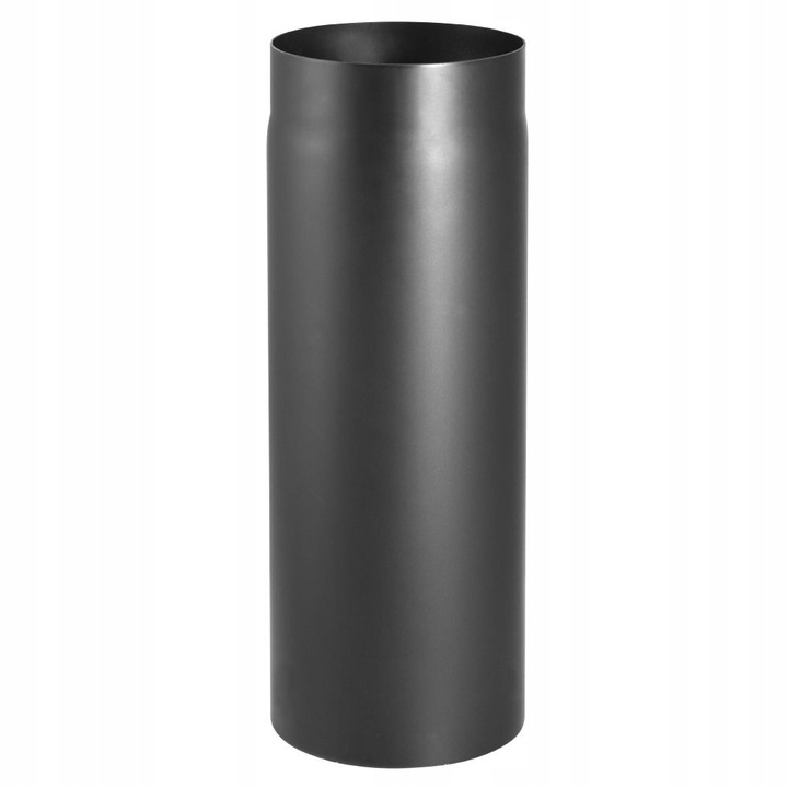 Rura stalowa spalinowa dymowa czarna fi 200 mm 0,5 m