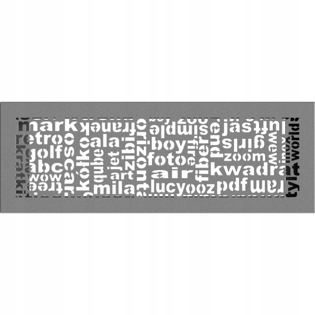 Kratka ABC granito 17x49