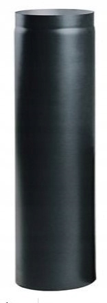 Rura stalowa czarna prosta fi 120 Darco 0,5m