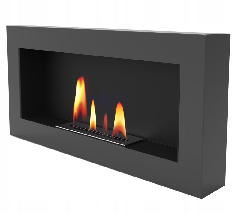 Biokominek UNIFLAM 90 x 40 cm GRAFITOWY BOX