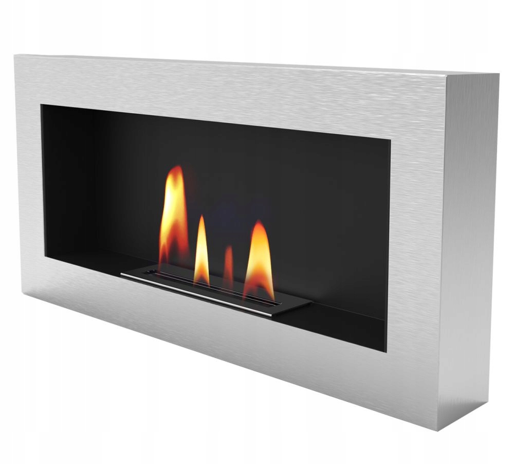 Biokominek portalowy UNIFLAM 90 x 40 cm INOX