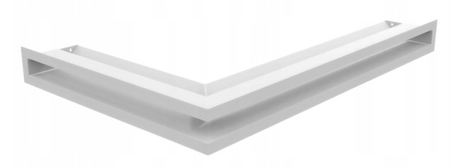 LUFT do Kominka Narożny Prawy BIAŁY 40x60x6