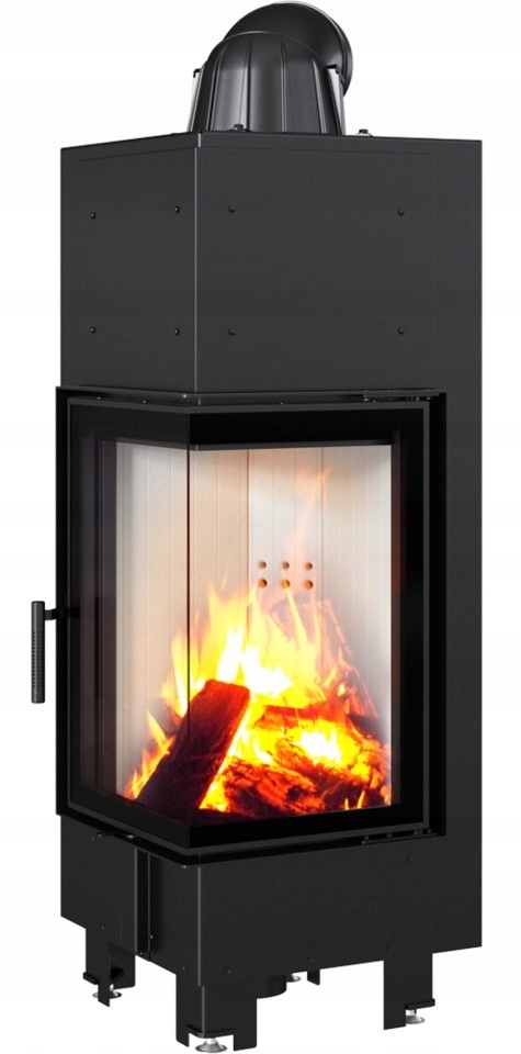 WKŁAD KOMINKOWY KOMINEK NAROŻNY MBN 10 kW PRAWY BS