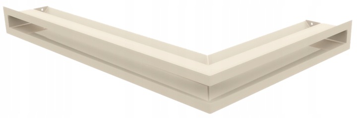 LUFT Kominkowy Narożny Kratka Lewa KREMOWY 60x40x6