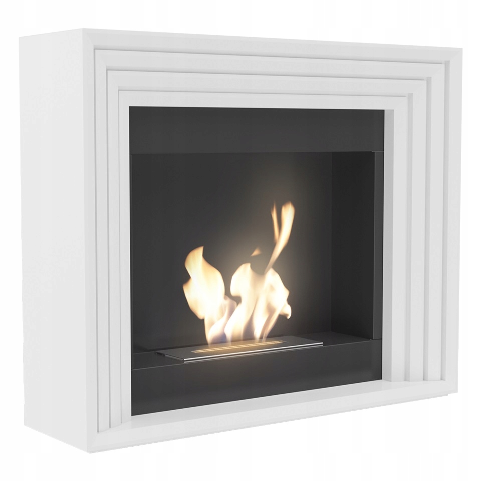 BIOKOMINEK PORTALOWY WOLNOSTOJĄCY PLANET BIAŁY TUV