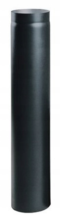 Rura stalowa prosta czarna fi 120 Darco 1 m