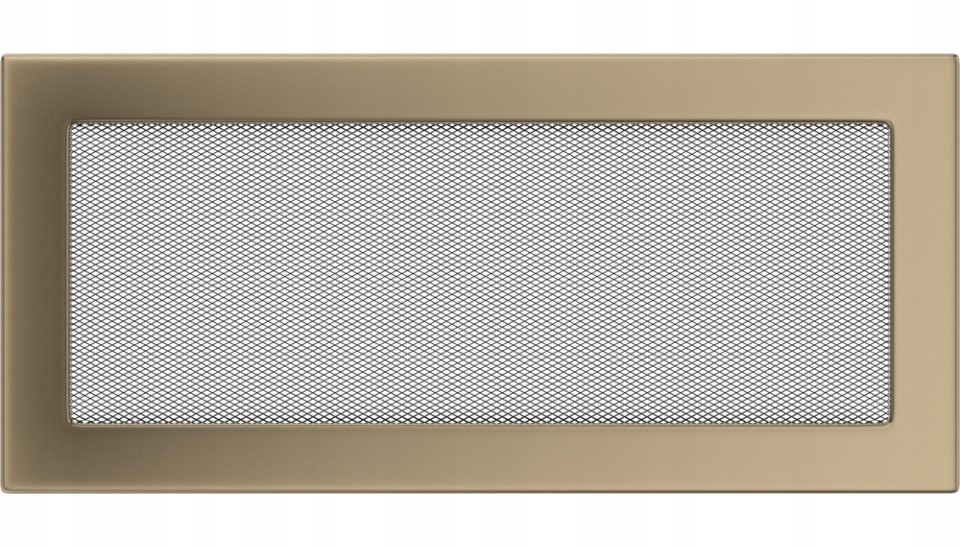 KRATKA KOMINKOWA ZŁOTO GALWANICZNE 17x37
